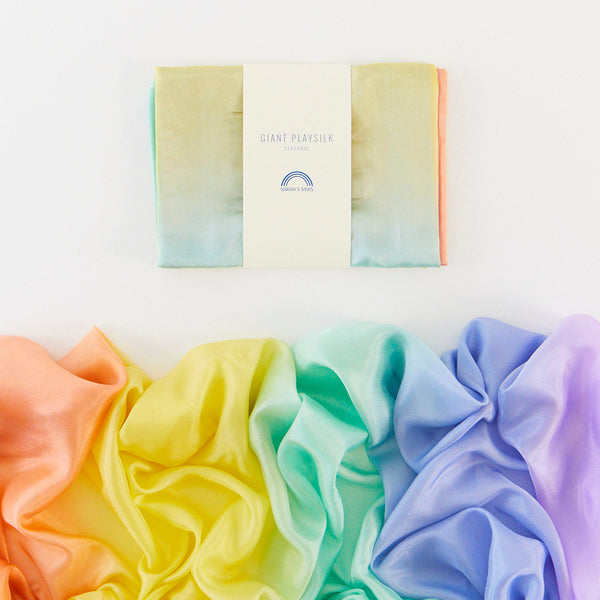 Giant Soft Rainbow Playsilk